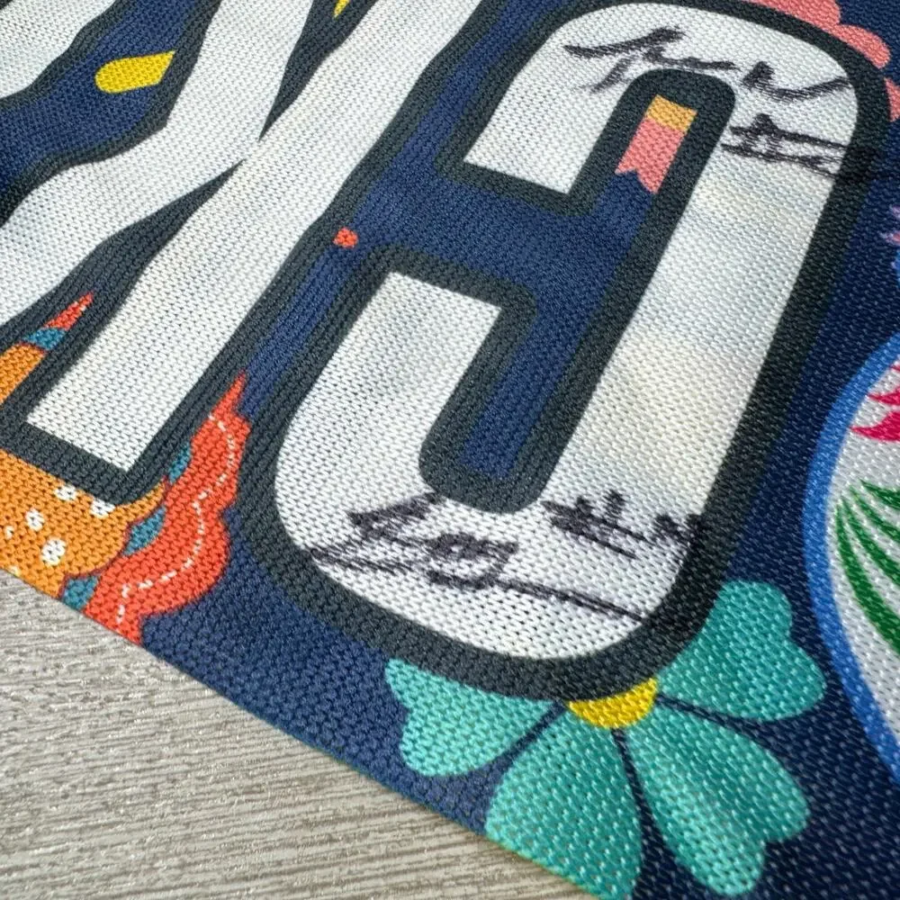 San Diego Sockers Signed Soccer Scarf Day of The Dead Dias De Los Muertos #9